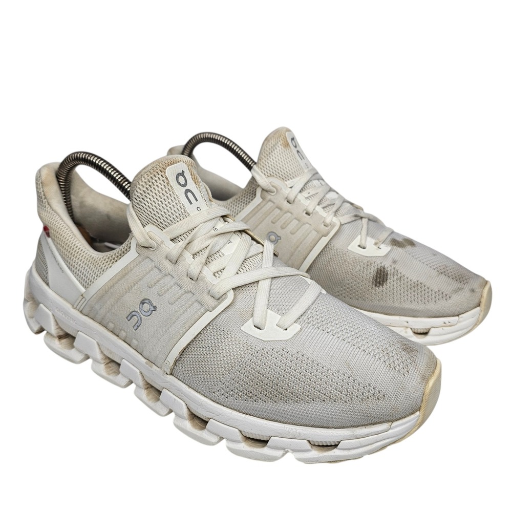 On Cloudswift Women Size 9 White Running Shoes Low Top Sneaker